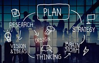 Plan Strategy Brainstorming Thinking Creativity Success Concept