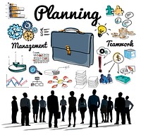Planning Briefcase Management Business Concept