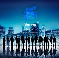 Server Online Technology Storage Software Concept