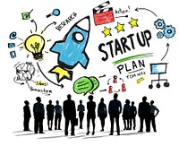 Start Up Business Launch Success Business Aspiration Concept