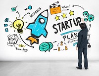 Start Up Business Launch Success Businessman Ideas Concept
