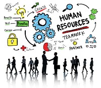 Human Resources Employment Job Teamwork Business Handshake Concept