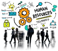 Human Resources Employment Teamwork Business People Commuter Concept