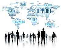 Global Business People Togetherness Support Teamwork Concept