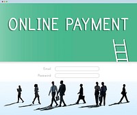 Online Payment Accounting Financial Concept