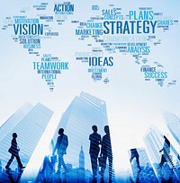 Strategy Action Vision Ideas Analysis Finance Success Concept