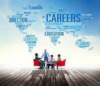 Careers Direction Job Employment Occupation Concept