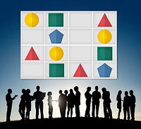 Sudoku Puzzle Problem Solving Leisure Games Concept