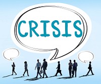 Economics Financial Crisis Risk Strategy Concept