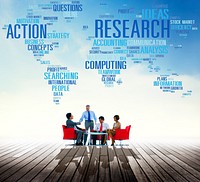 Research Data Facts Information Solutions Exploration Concept
