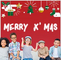 Merry X'mas Christmas Celebration Concept
