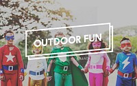 Fun Outdoor Activities Enjoy Funny Happiness Concept