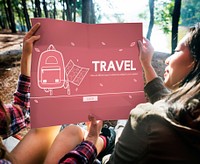 Travel Trip Journey Backpack Concept