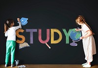 School Academic Learning Kids Graphic Concept