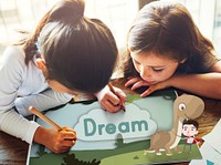 Kids Children Childhood Imagination Happy Concept