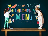 Kids Menu Food Recipes Cuisine Concept