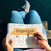 Organize Agenda Planner Reminder Calendar To Do Concept