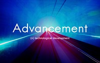 Advancement Technology Futuristic Innovation Development Concept