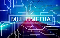 Multimedia Content Digital Communication Concept