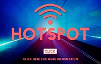 Hotspot Wireless Internet Networking Online Concept