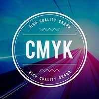 CMYK Color Design Graphic Printing Concept