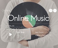 Dj Music Entertainment Streaming Concept