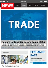 Trade Exchange Import Export Business Transaction Concept