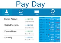 Pay Day Payments Salary Income Banking Benefits Concept