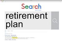 Retirement  Plan Pension Finance Earning Life Concept