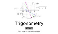 Trigonometry Algebra Equation Knowledge Learn Concept