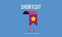 Shortcut Internet Guide Direction Process Concept