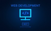 Web Development Javascript Process Software Concept