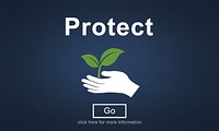 Protect Environmentally Friendly Preservation Concept