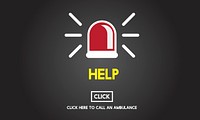 Help Emergency Accident Aid Concept