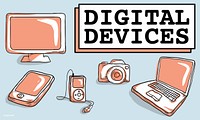 Digital Devices Internet Technology Electronics Concept