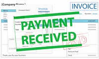 Invoice Bill Paid Payment Financial Taxation Concept
