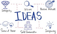 Leadership Success Skills Drawing Graphic Concept