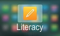 Pencil Icon Online Education Learning Graphic Concept