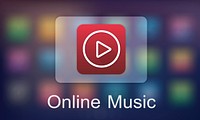 Digital Music Streaming Multimedia Entertainment Online Concept