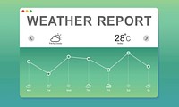 Weather Report Data Meteorology Concept