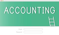Accounting Online Banking Financial Concept