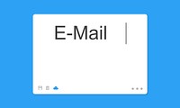 E-Mail Social Network SMS Window Communication Concept