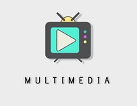 TV Play Button Media Entertainment Graphic Concept