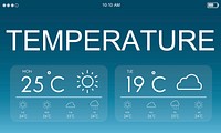Temperature Weather Forecast Climate Concept