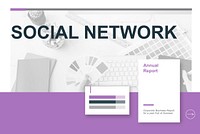 Social Media Communication Networking Concept