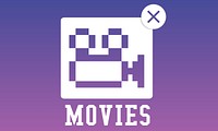 Movie Entertainment Camera Icon Concept