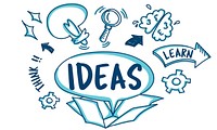 Ideas Outside Box Brainstorm Sketch Concept
