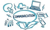 Connection Communication Ideas Outside Box Sketch Concept