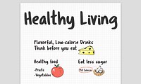 Healthy Diet Notes To Do List Concept