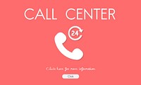 Call Center Service Information Concept